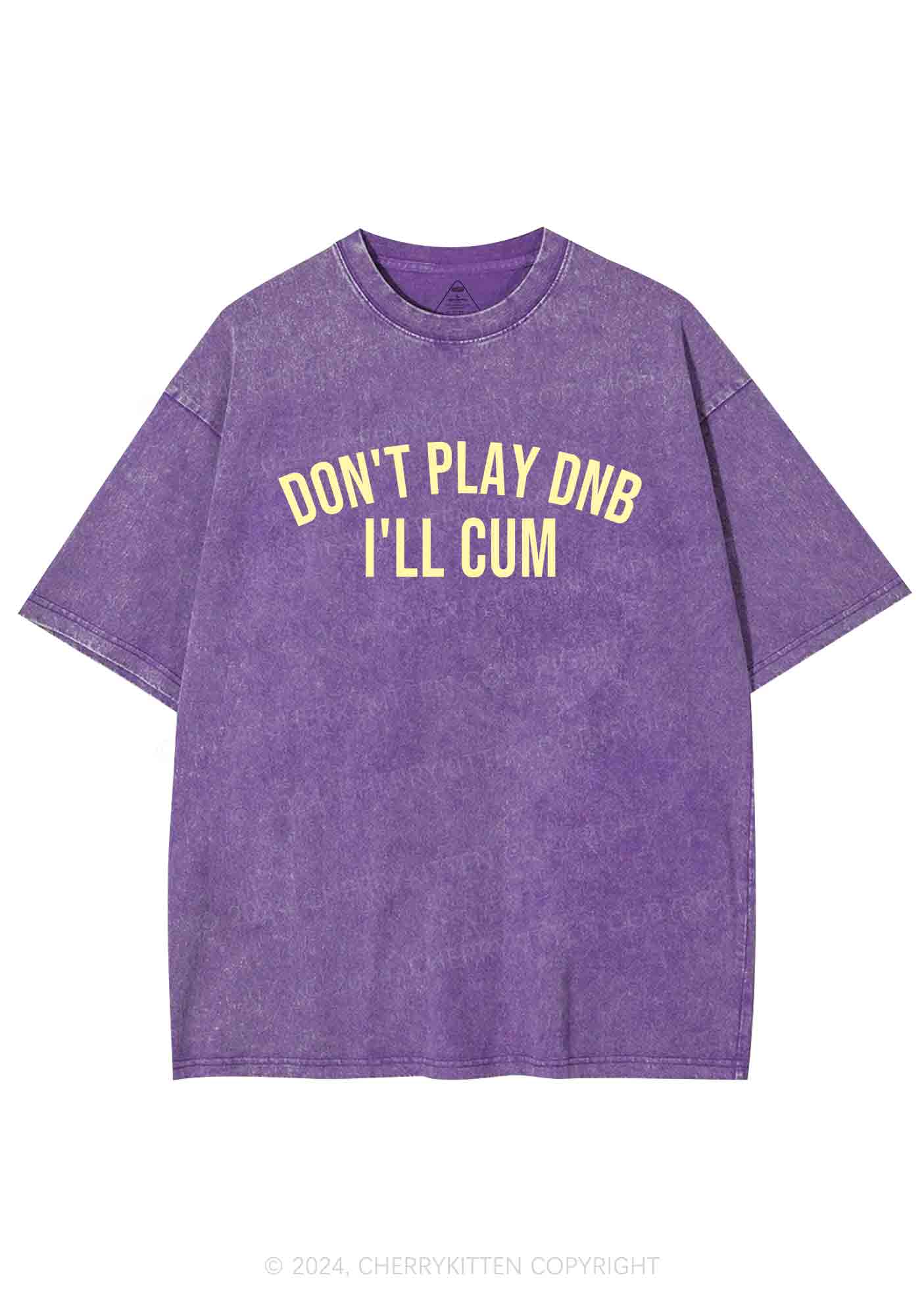 Don't Play DNB Y2K Washed Tee Cherrykitten