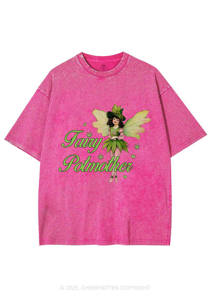 Fairy Potmother Y2K Washed Tee Cherrykitten