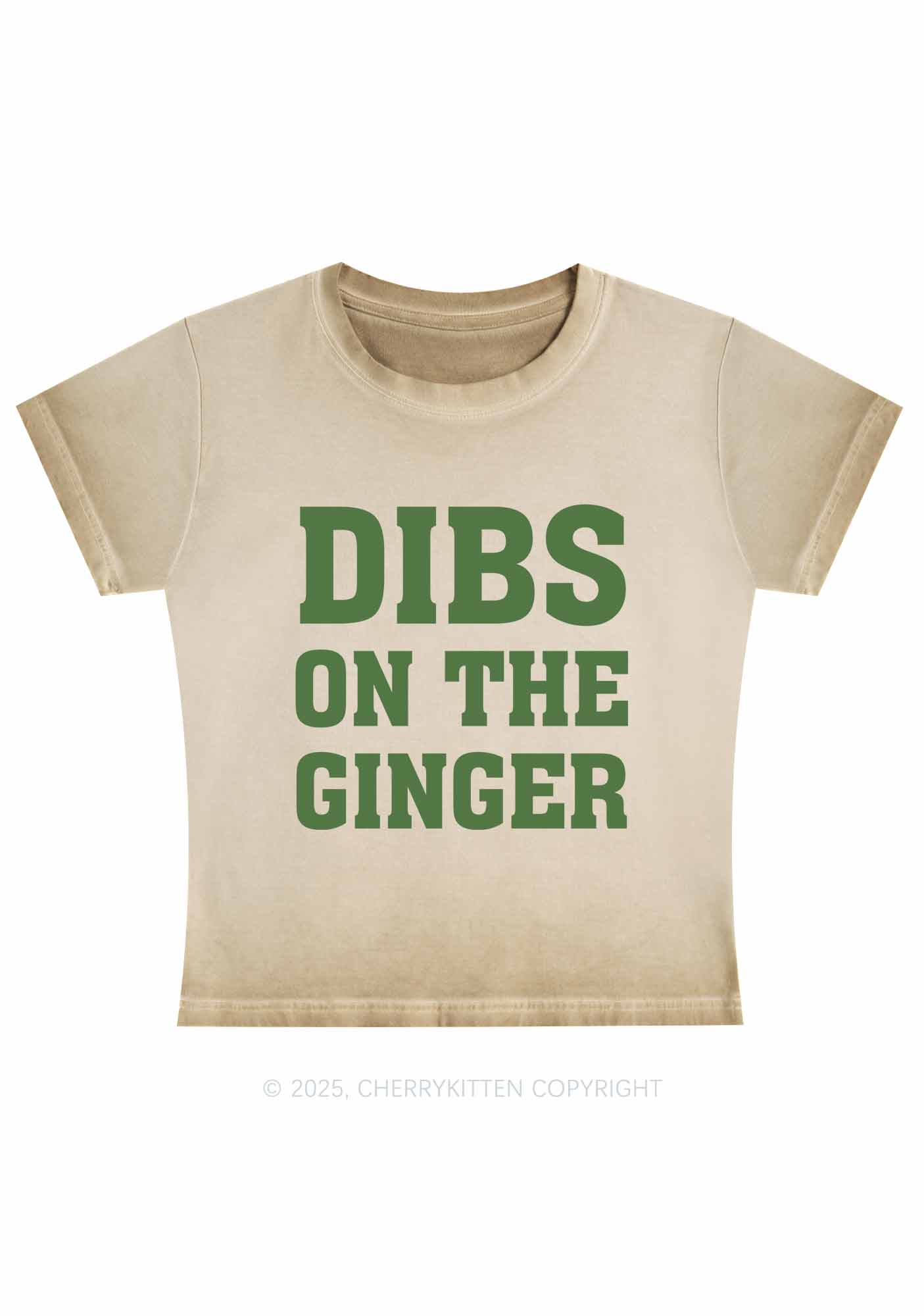 Dibs On The Ginger St Patricks Y2K Vintage Classic Tee Cherrykitten