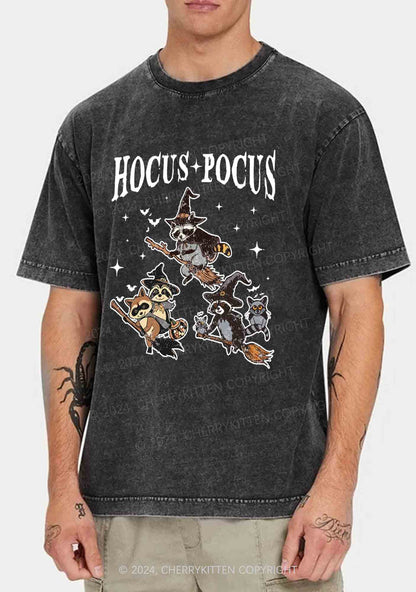 Halloween Hocus Pocus Y2K Washed Tee Cherrykitten