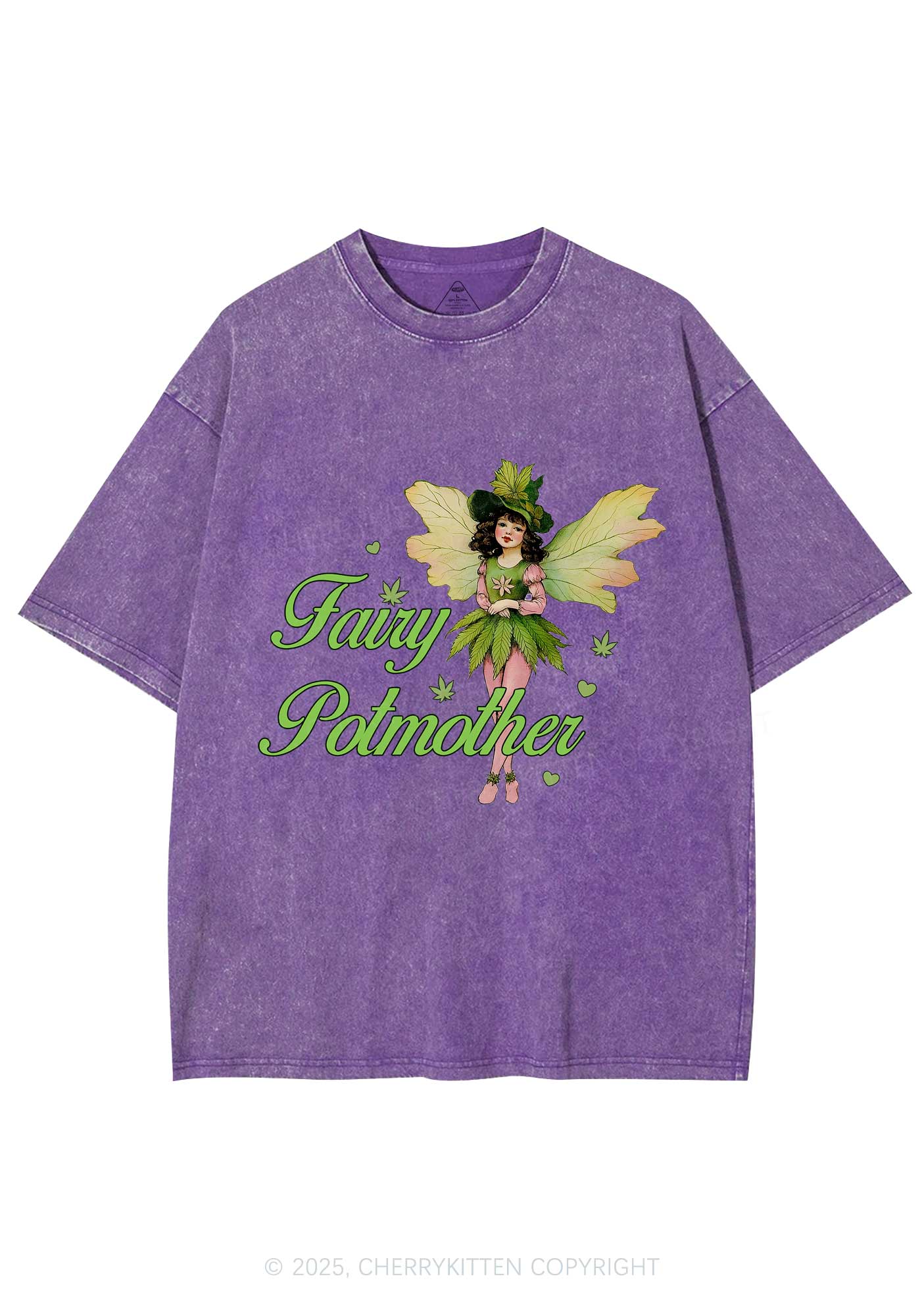 Fairy Potmother Y2K Washed Tee Cherrykitten