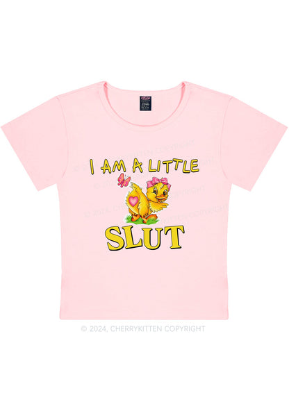 Little Slxt Y2K Baby Tee Cherrykitten