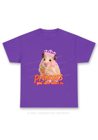 Princess You Can't Afford Me Y2K Chunky Shirt Cherrykitten