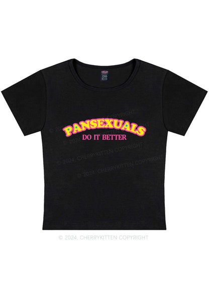 Curvy Pansexuals Do It Better Y2K Baby Tee Cherrykitten