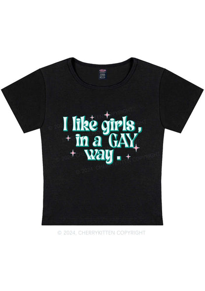 Curvy Like Girls In Gay Way Y2K Baby Tee Cherrykitten