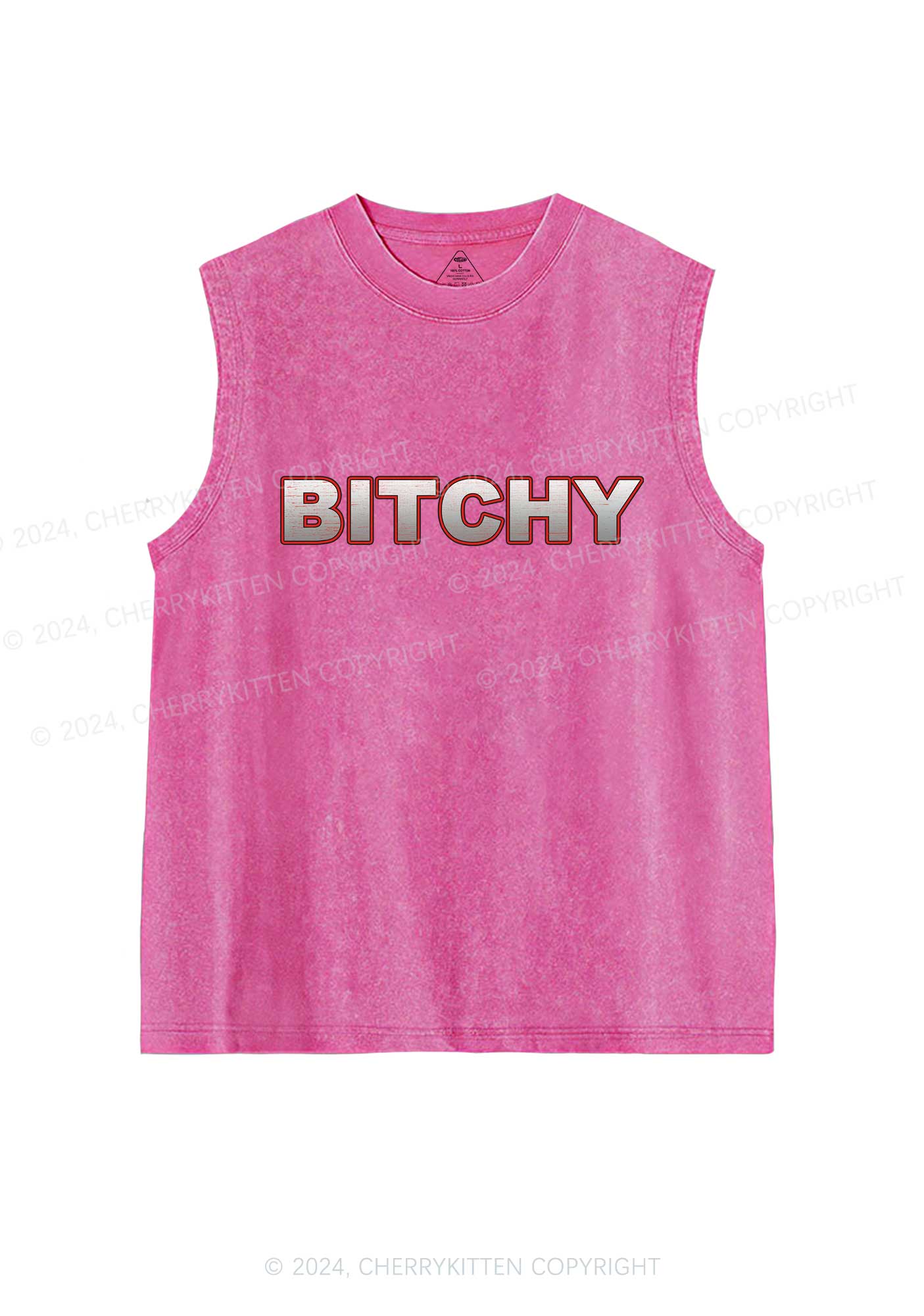 Bxxchy Y2K Washed Tank Cherrykitten