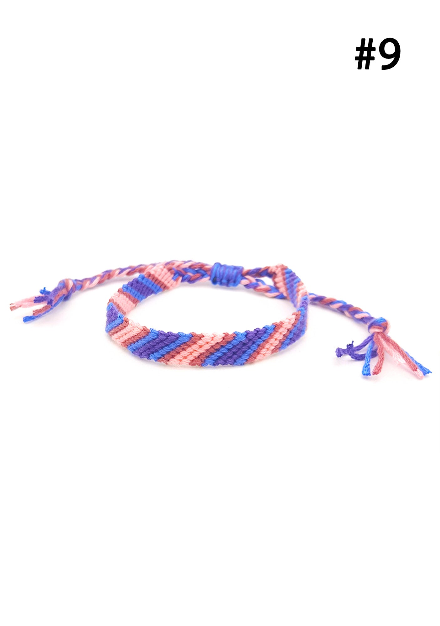 Hand Braided Y2K Gradient Rainbow Bracelet Cherrykitten