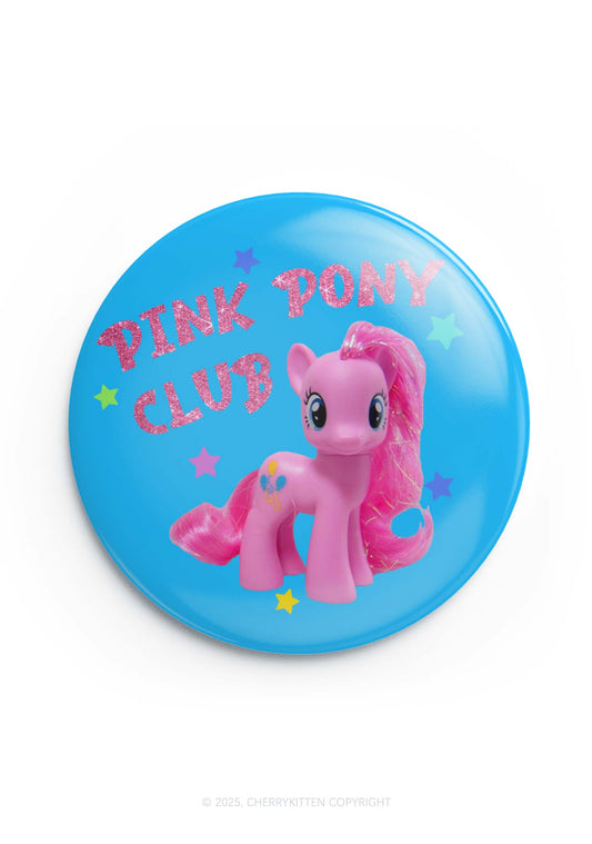 Pink Pony 1Pc Y2K Pin Cherrykitten