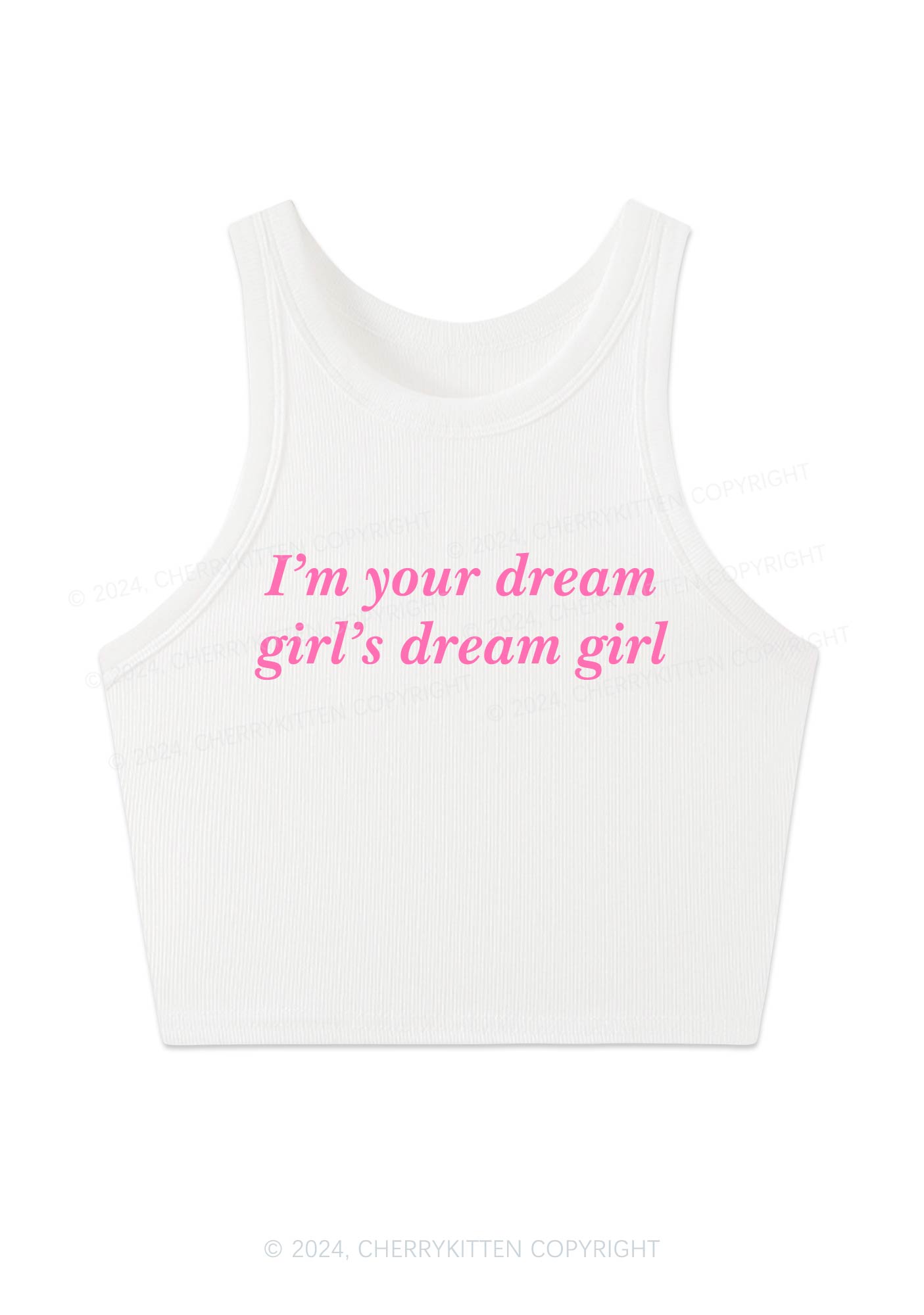 Dream Girl Y2K Crop Tank Top Cherrykitten