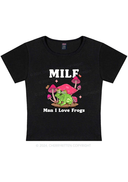 Mxxf Frog Y2K Baby Tee Cherrykitten