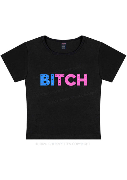 Bisexual Bixxh Y2K Baby Tee Cherrykitten