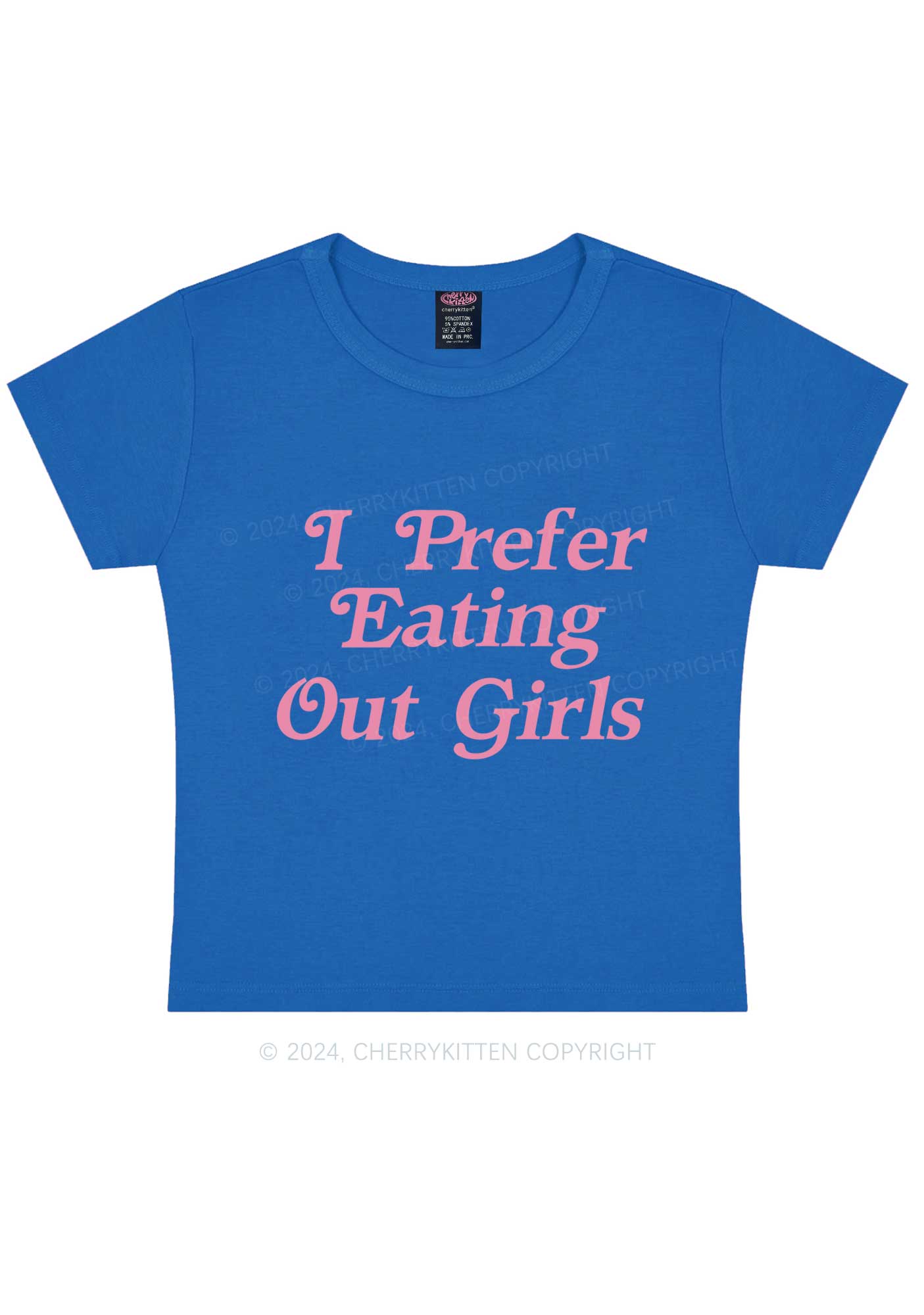 Eating Out Girls Y2K Baby Tee Cherrykitten