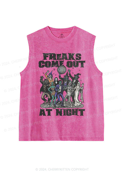 Halloween Freaks Come Out Y2K Washed Tank Cherrykitten