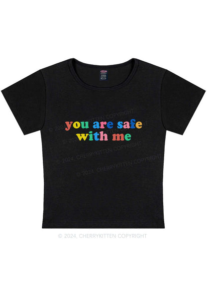 Curvy You Are Safe With Me Y2K Baby Tee Cherrykitten