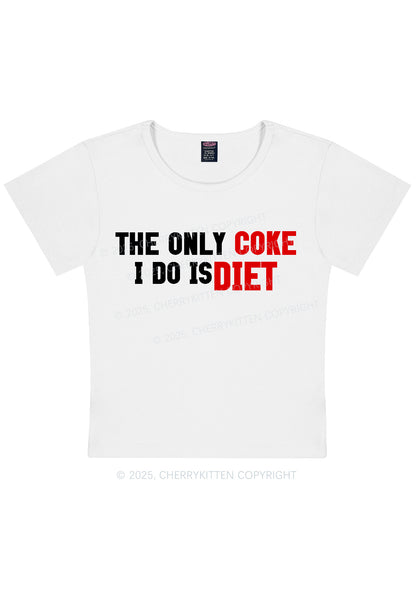 Coke Diet Y2K Baby Tee Cherrykitten