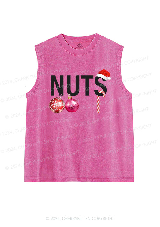 Christmas Nuts Y2K Washed Tank Cherrykitten