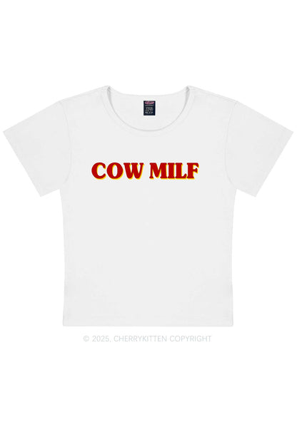 Cow Mxxf Y2K Baby Tee Cherrykitten