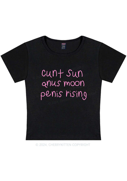 Curvy Count Sun Y2K Baby Tee Cherrykitten