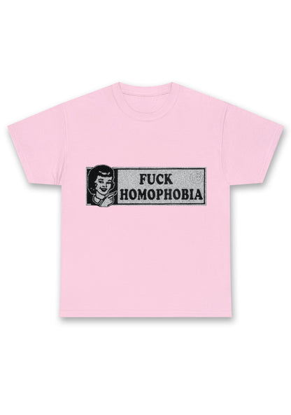 Fxxk Homophobia Chunky Shirt