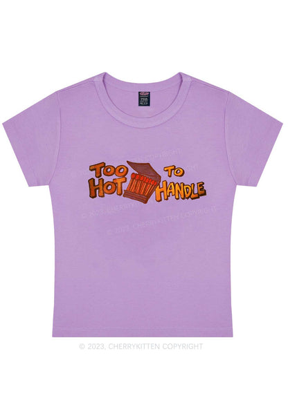 Curvy Too Hot To Handle Y2K Baby Tee Cherrykitten