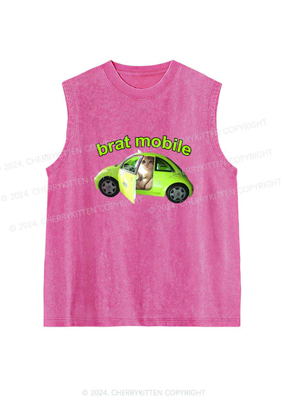 Brat Mobile Y2K Washed Tank Cherrykitten