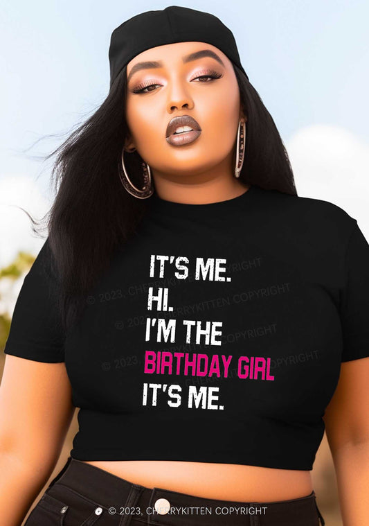 Curvy Birthday Girl Y2K Baby Tee Cherrykitten