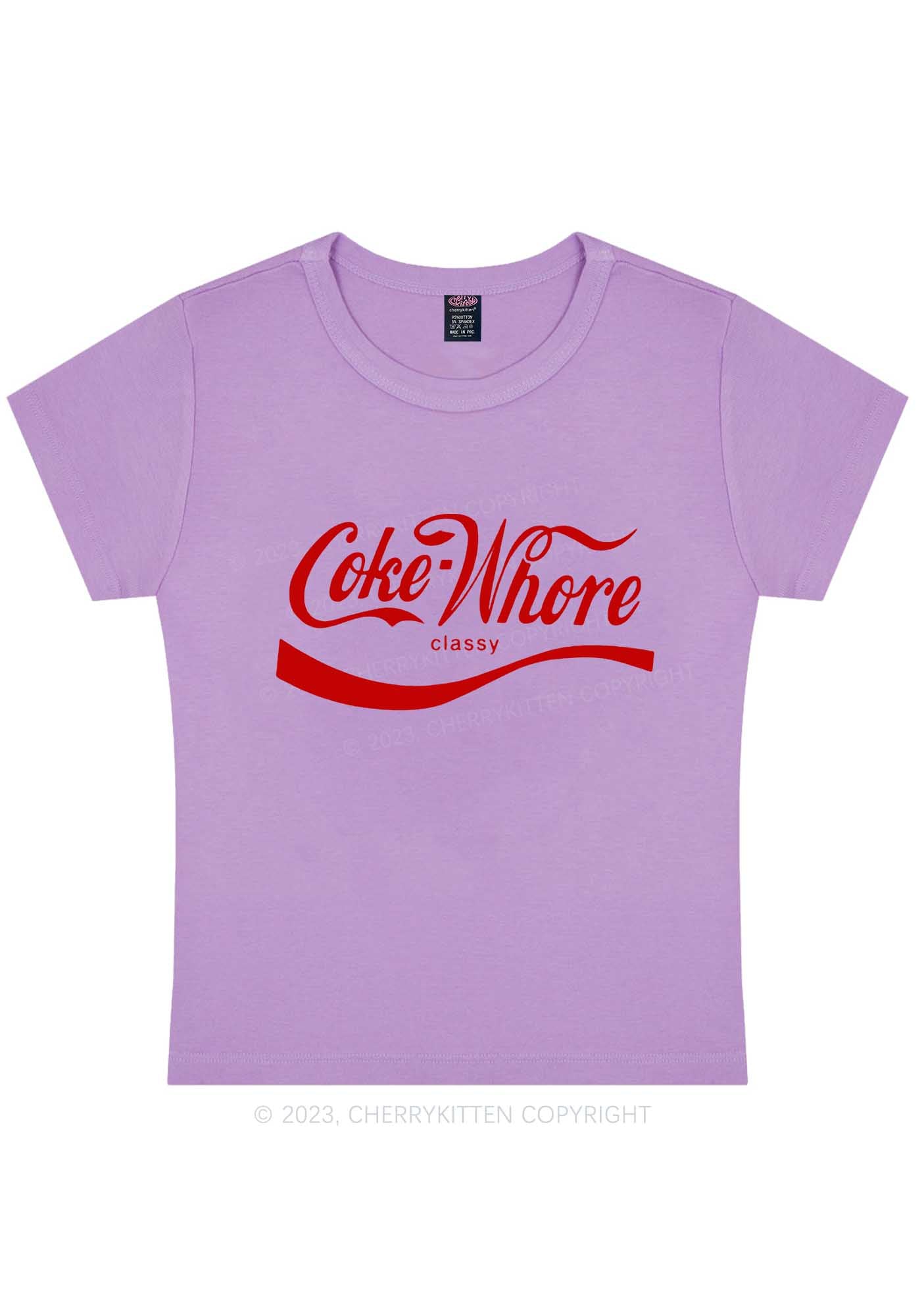 Coke Hore Y2K Baby Tee Cherrykitten