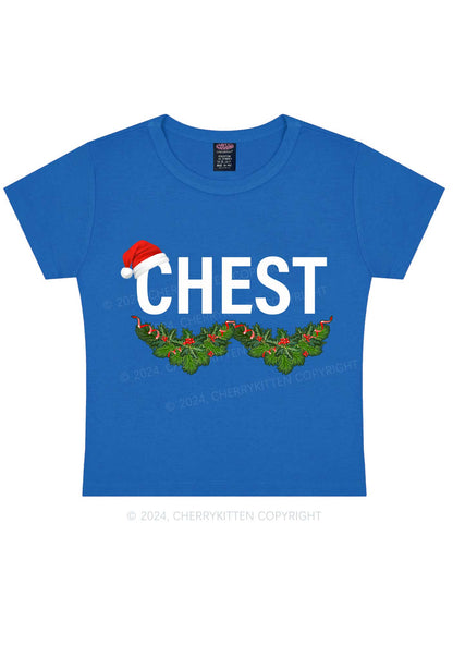 Christmas Chest Y2K Baby Tee Cherrykitten