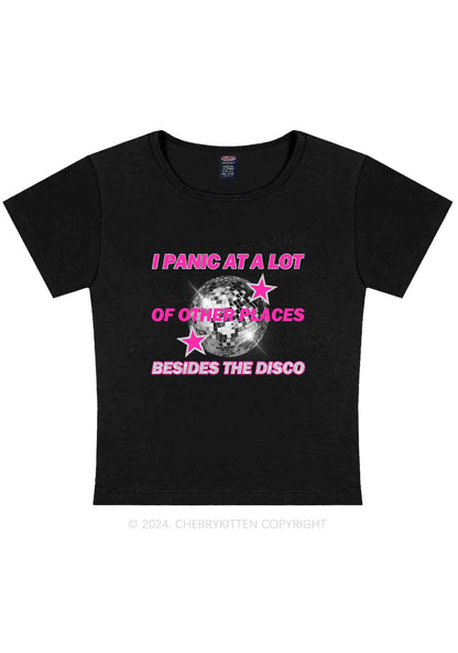 Panic Besides The Disco Y2K Baby Tee Cherrykitten