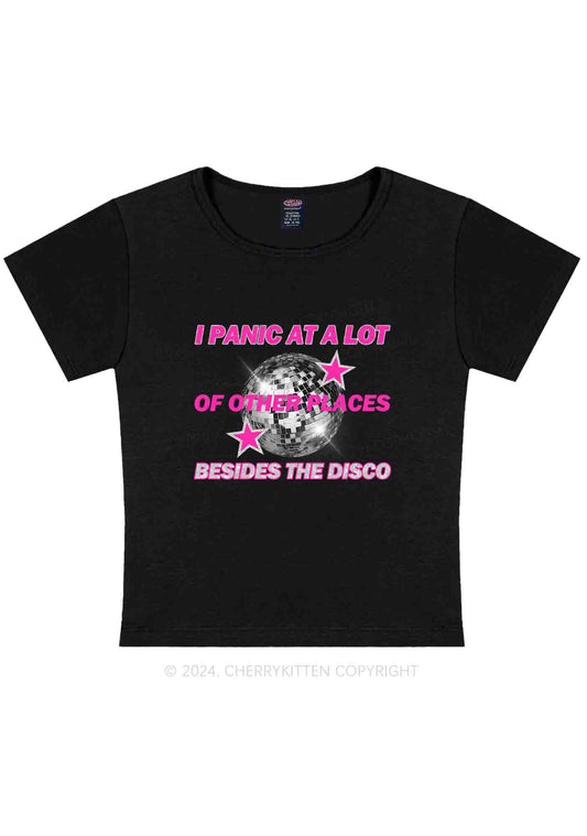 Panic Besides The Disco Y2K Baby Tee Cherrykitten