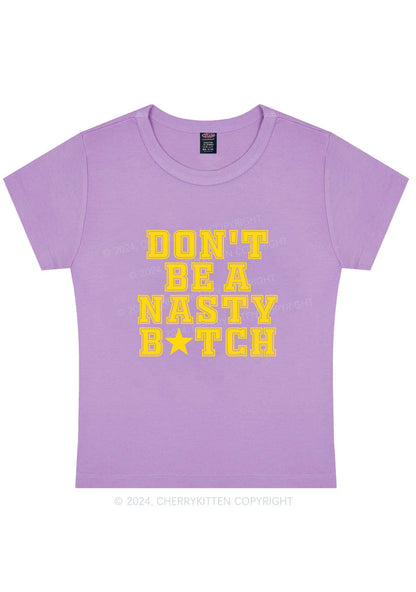 Curvy Nasty Bxxch Y2K Baby Tee Cherrykitten