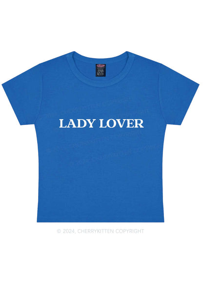 Lady Lover Y2K Baby Tee Cherrykitten