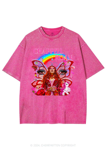 CR Fairy Tour Y2K Washed Tee Cherrykitten