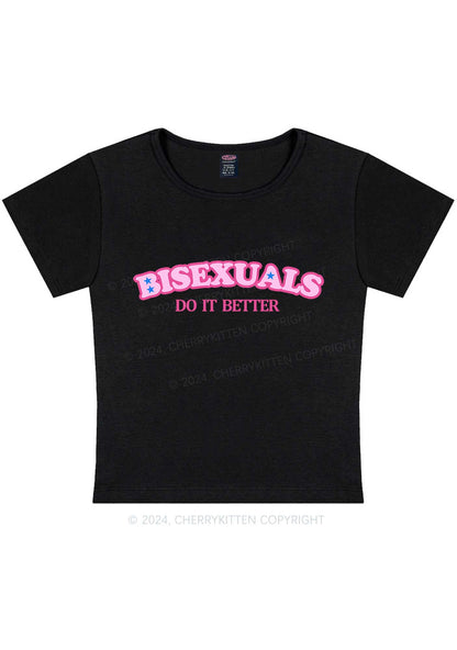 Curvy Bisexuals Do It Better Y2K Baby Tee Cherrykitten