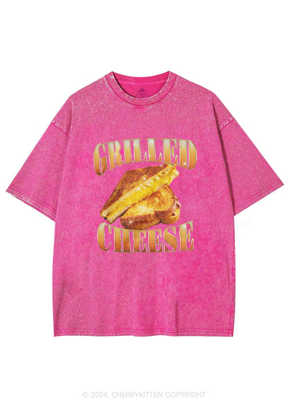 Grilled Cheese Y2K Washed Tee Cherrykitten