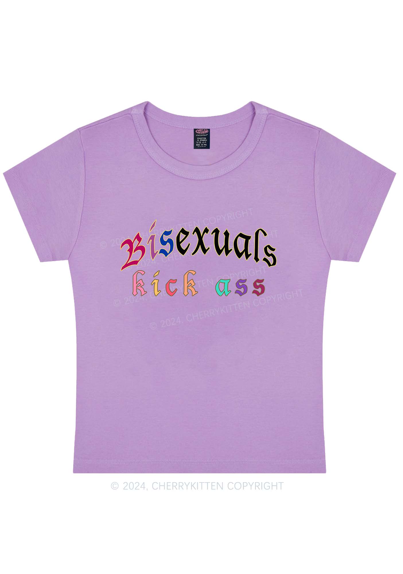 Curvy Bisexuals Kick Axx Y2K Baby Tee Cherrykitten