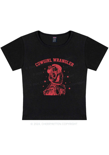 Cowgirl Wrangler Y2K Baby Tee Cherrykitten