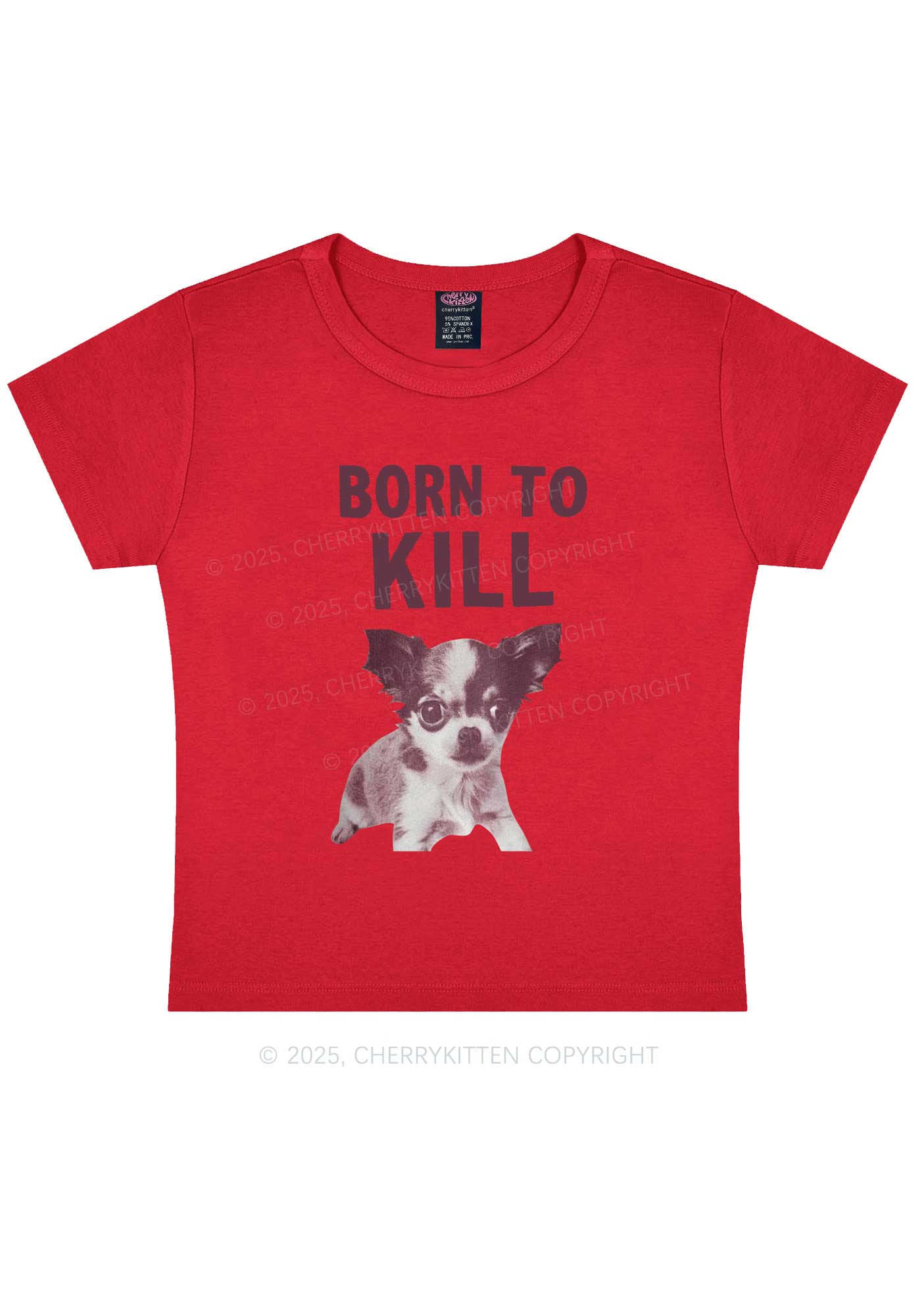 Born To Kill Y2K Baby Tee Cherrykitten