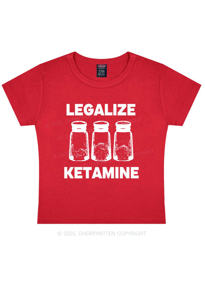 Legalize K Y2K Baby Tee Cherrykitten