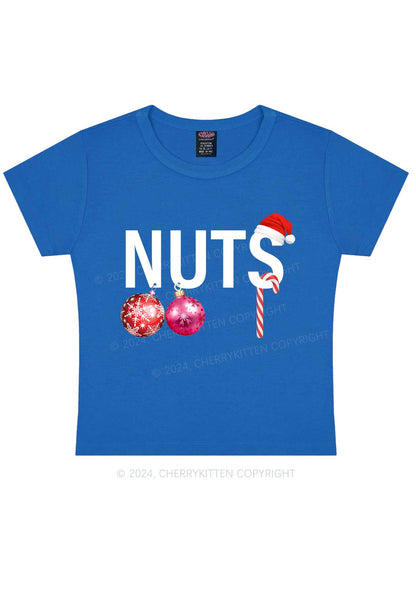 Christmas Nuts Y2K Baby Tee Cherrykitten