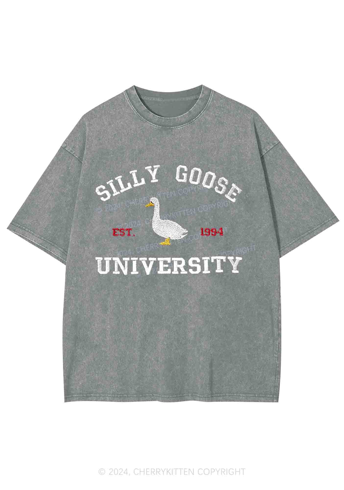 Silly Goose University EST 1994 Y2K Washed Tee Cherrykitten