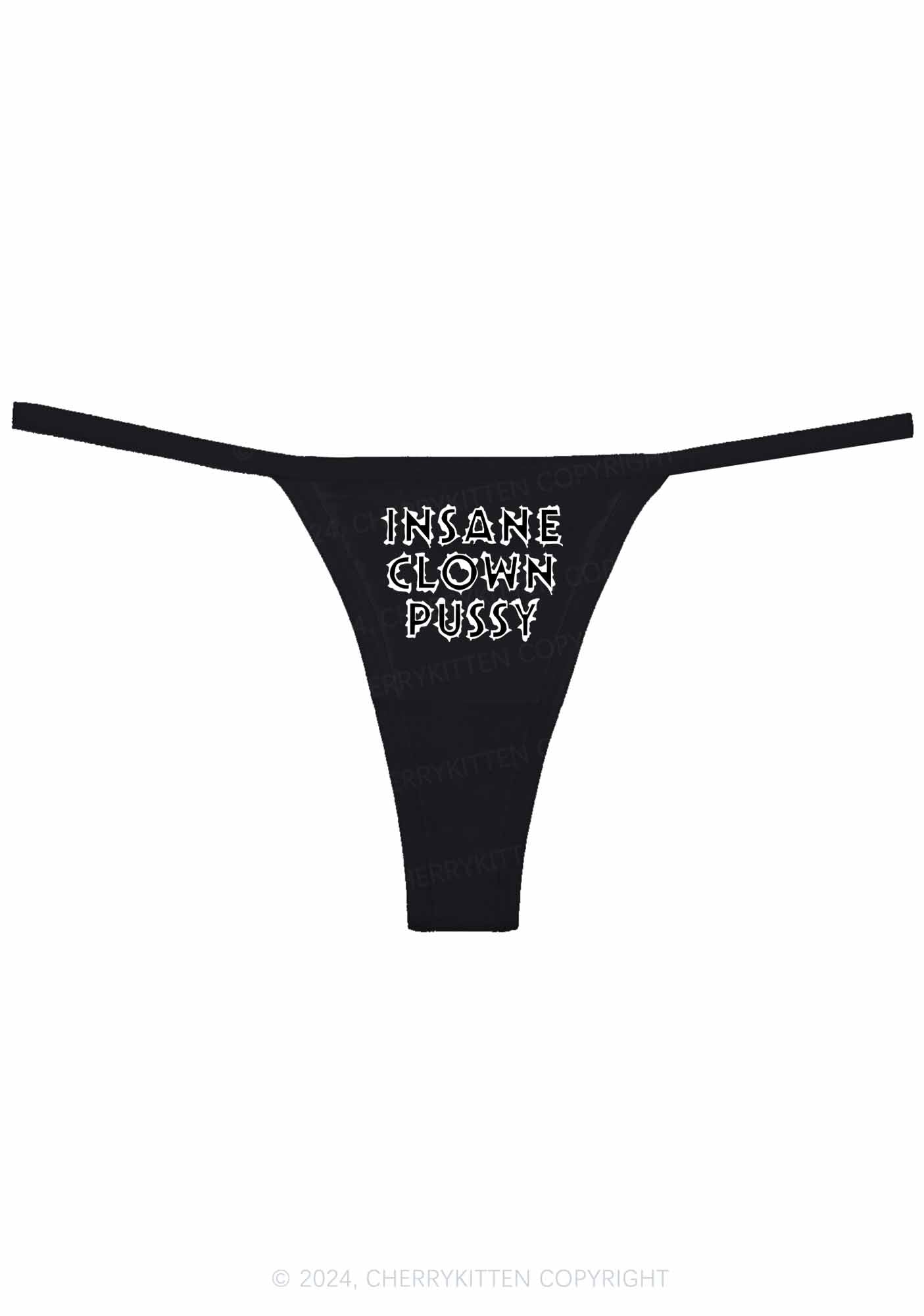 Insane Clown Puxxy Y2K Flat String Thong Cherrykitten