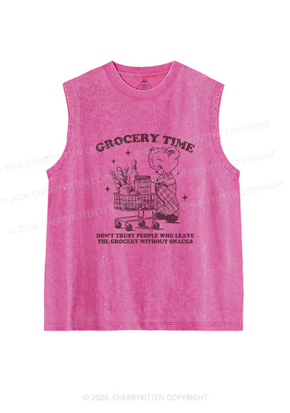 Grocery Time Y2K Washed Tank Cherrykitten