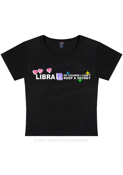 Curvy I'm A Libra Y2K Baby Tee Cherrykitten