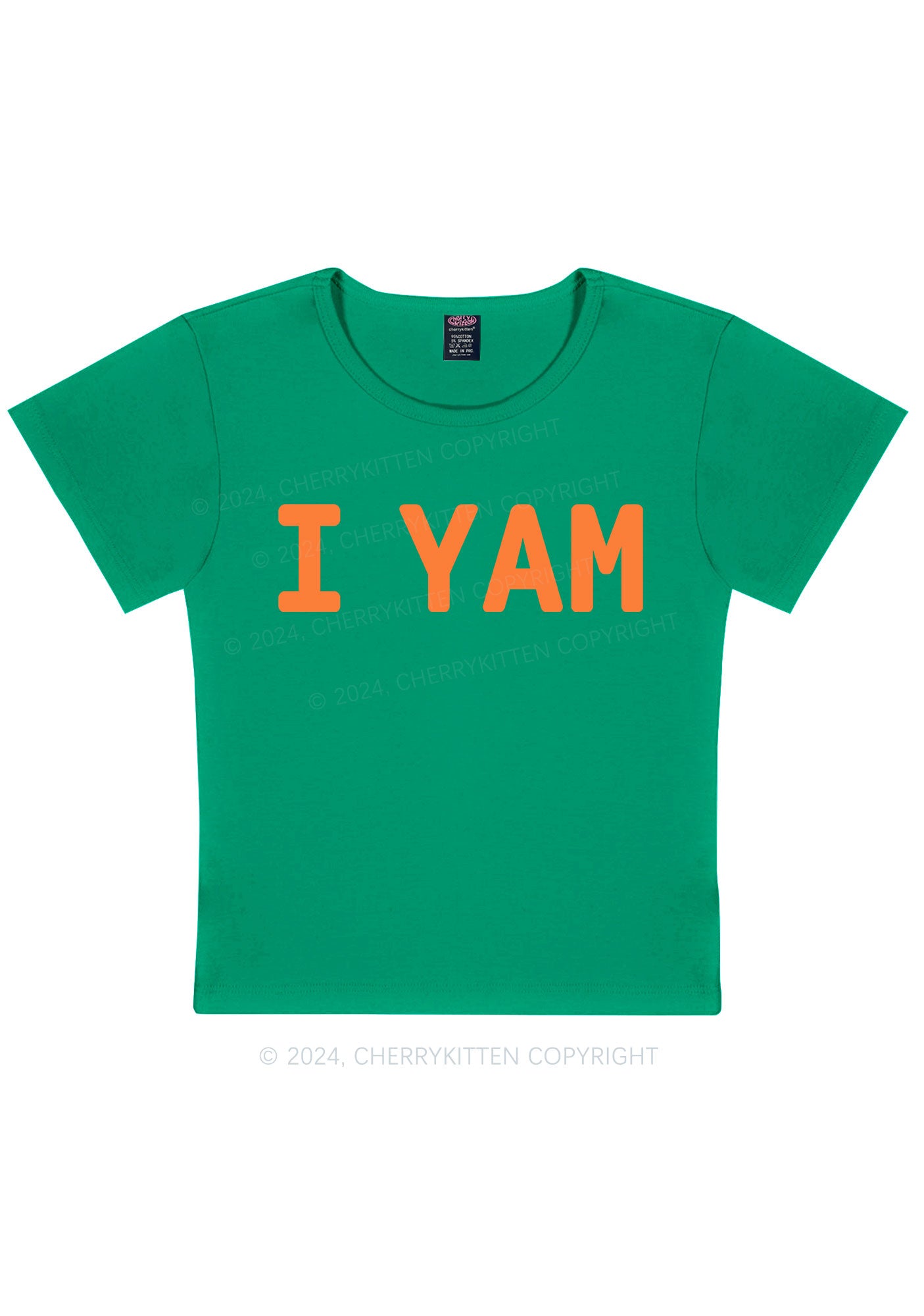 I Yam Y2K Valentine's Day Baby Tee Cherrykitten