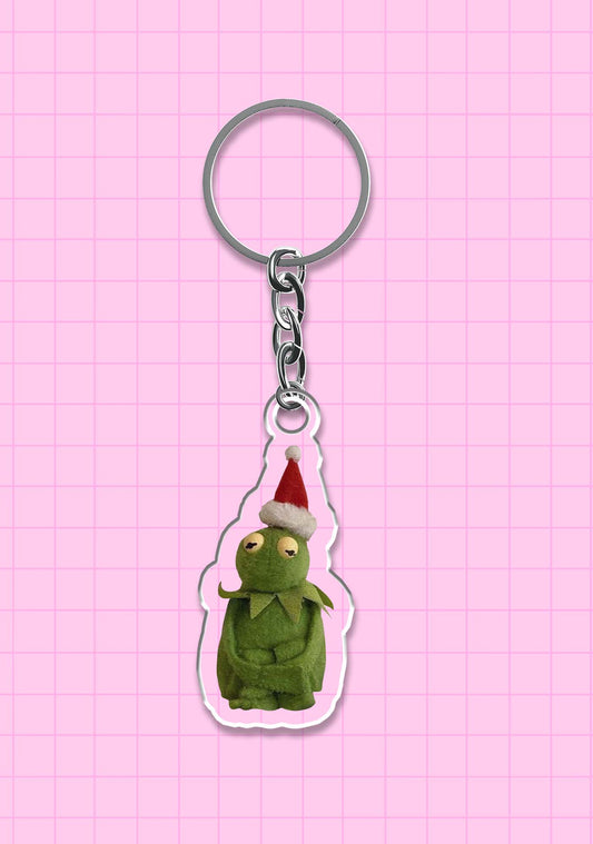 Christmas Plush Frog 1Pc Y2K Keychain Cherrykitten