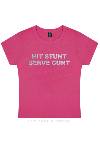 Hit Stunt Y2K Baby Tee Cherrykitten