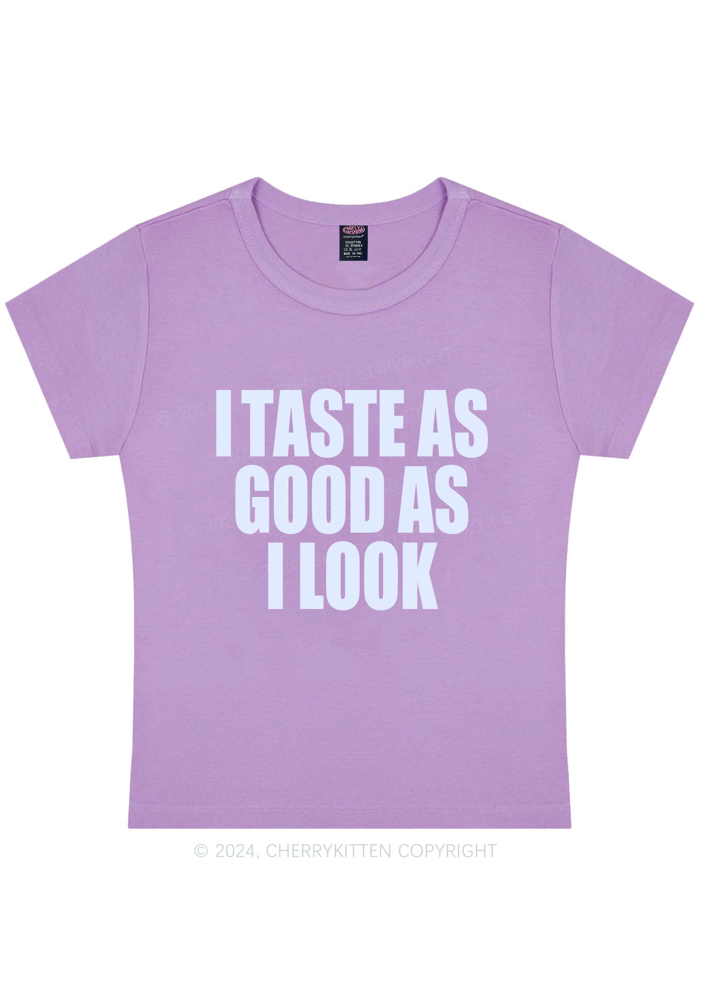 Taste Good Y2K Baby Tee Cherrykitten