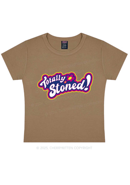 Totally Stoned Y2K Baby Tee Cherrykitten