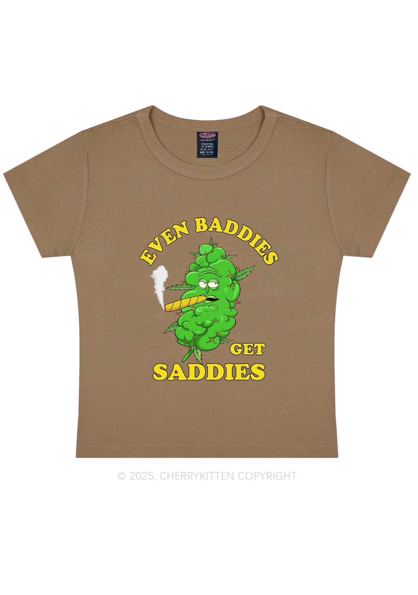 Baddie Smoker Y2K Baby Tee Cherrykitten